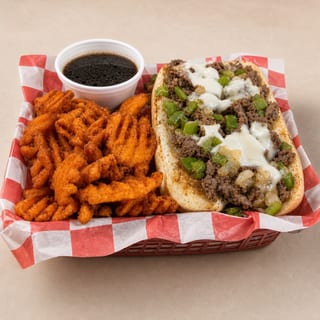 Prime Rib Philly Cheese Steak